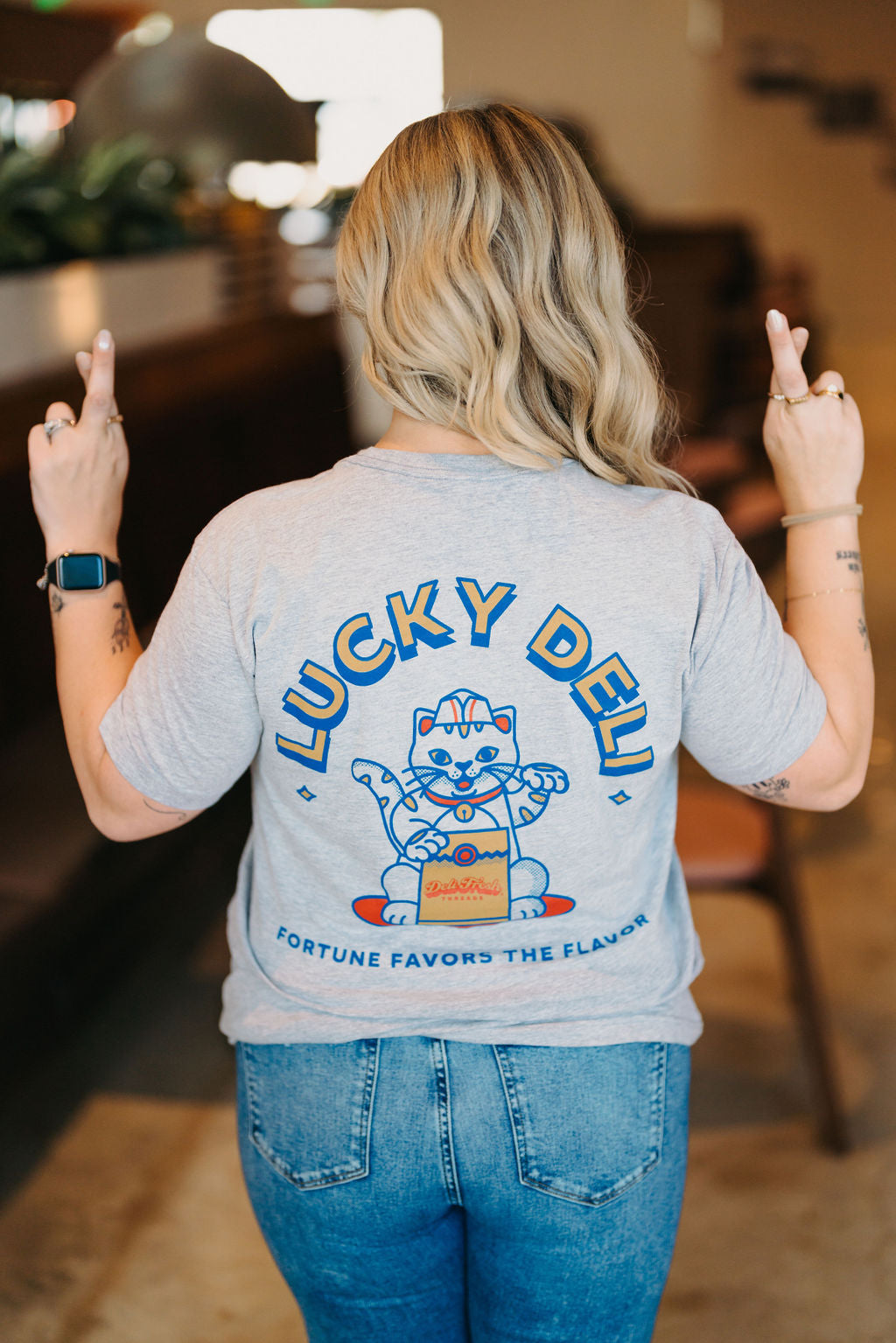 Lucky Deli Cat Tee