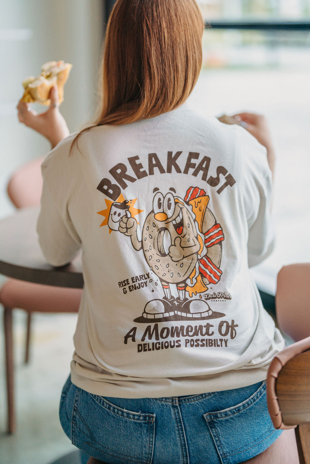 Breakfast Bagel Sandwich Tee