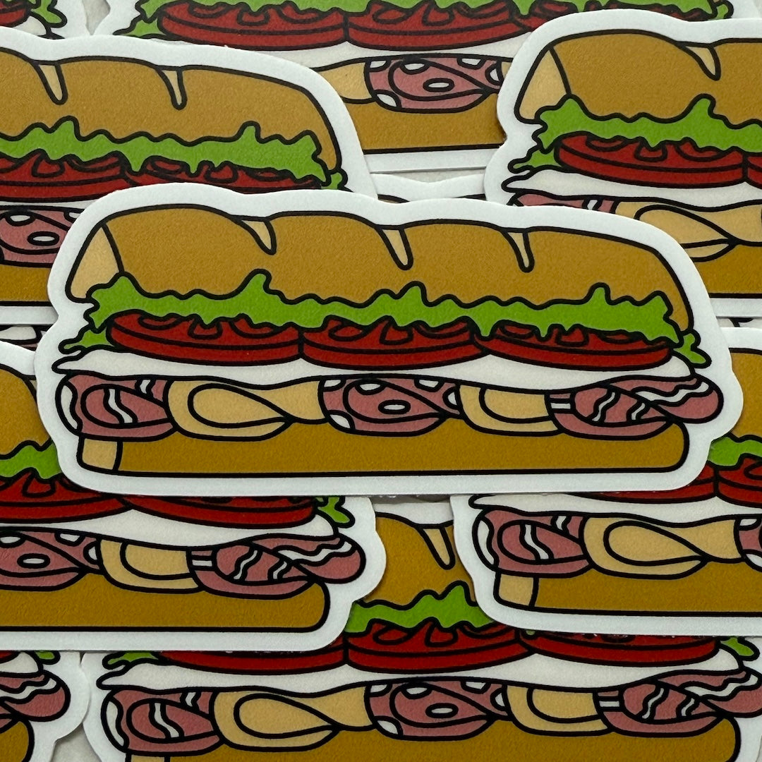 Italian Sub Sticker