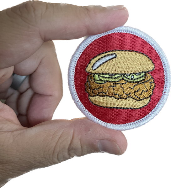Chicken Sandwich Merit Badge Patch