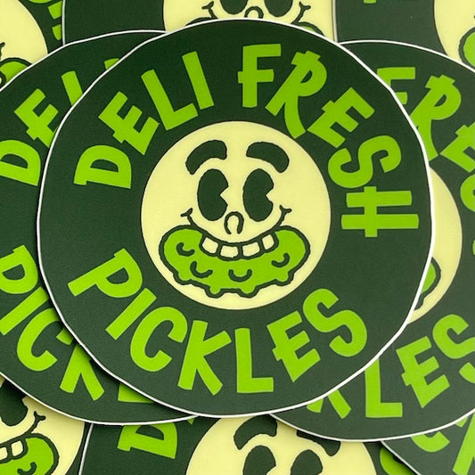Deli Fresh Pickles Sticker