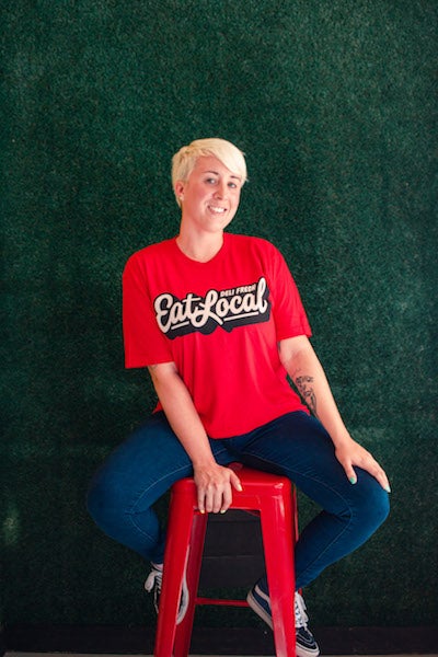 Eat Local Tee (Red)
