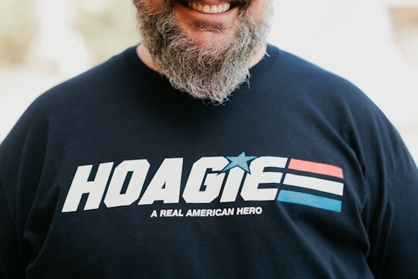 closeup of the Hoagie T-shirt