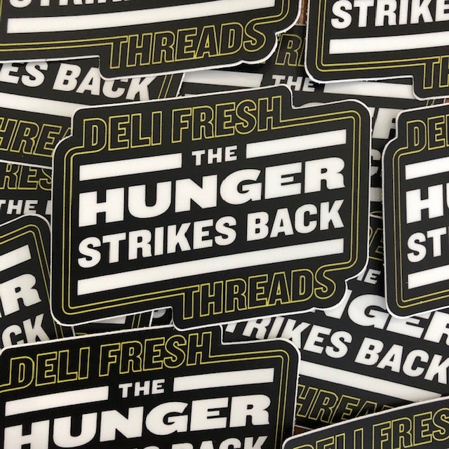 Hunger Strikes Sticker – Deli Fresh Threads