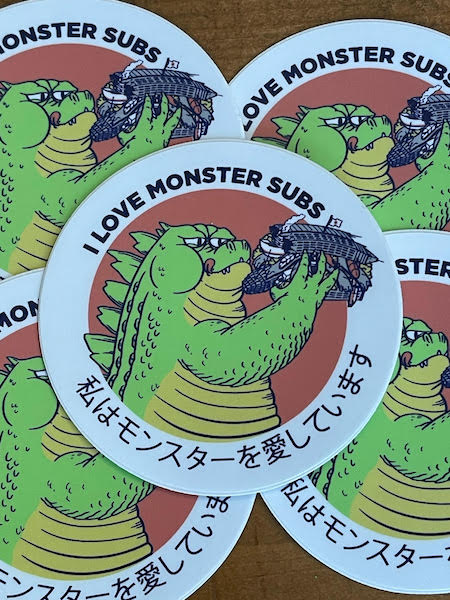 Monster Sub Sticker