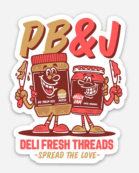 PB&J Spread the Love Sticker