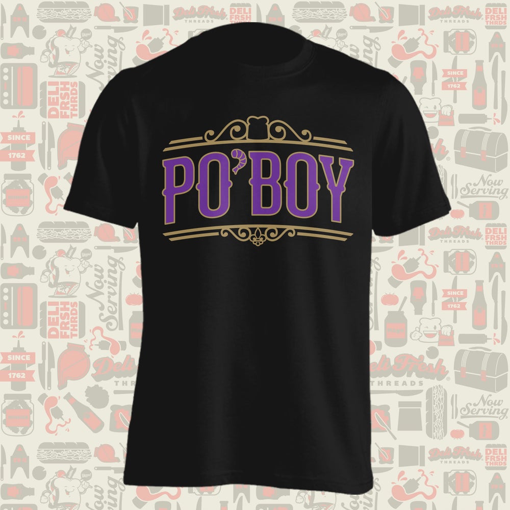 mockup of the NOLA Po'Boy Shirt