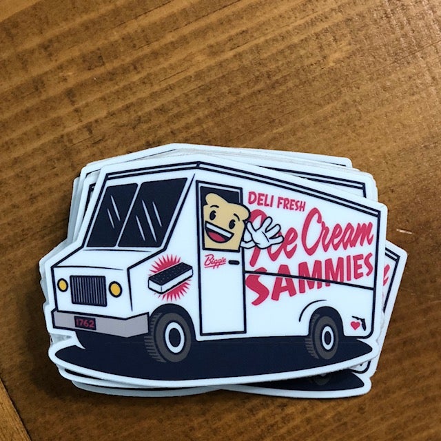 Ice Cream Sammie Truck Sticker