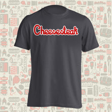 Load image into Gallery viewer, Charcoal Grey Philadelphia Cheesesteak t-shirt
