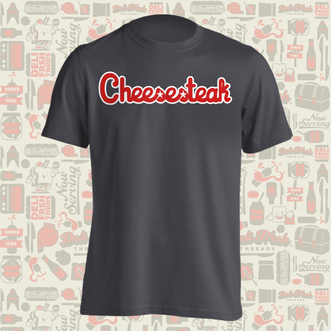 Charcoal Grey Philadelphia Cheesesteak t-shirt