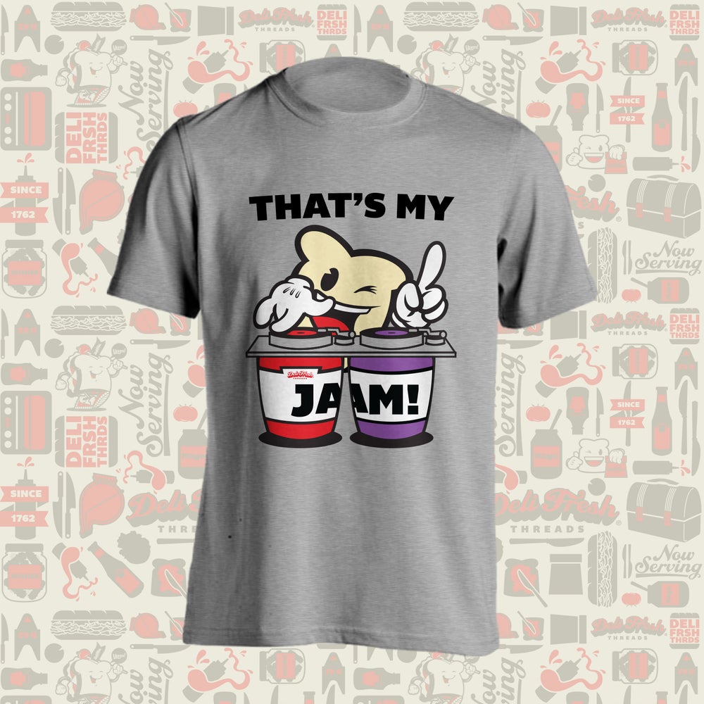 mockup of the That's My Jam t-shirt