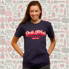Load image into Gallery viewer, Deli Fresh Threads Logo (Blue)
