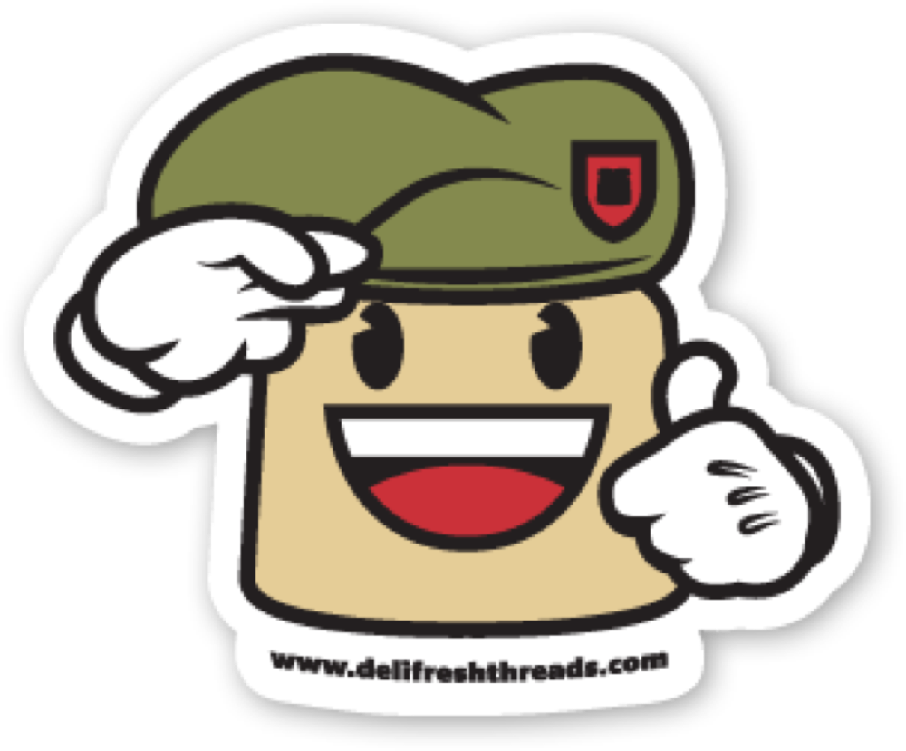 Sgt. Biggie Bread Sticker